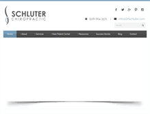 Tablet Screenshot of drschluter.com
